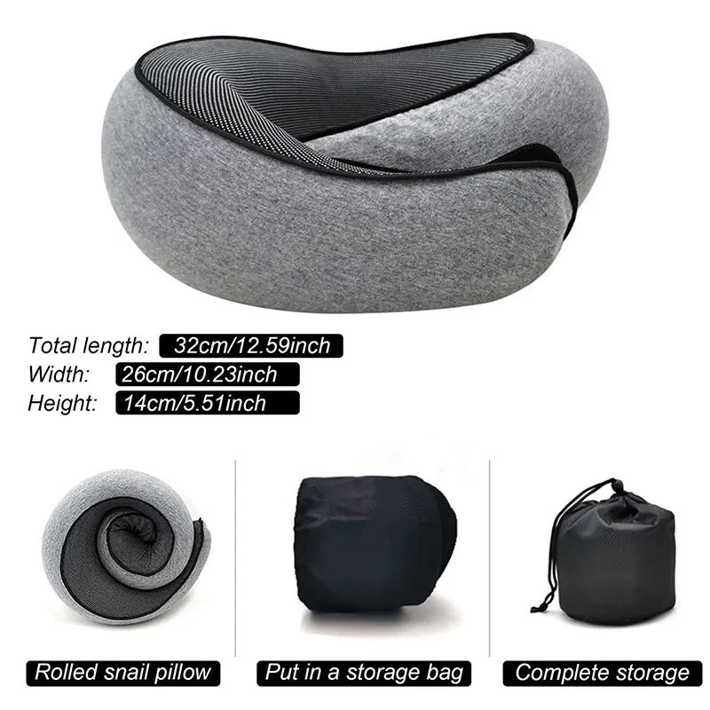 Travel Neck Pillow U-Shaped Memory Foam