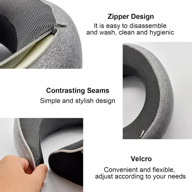 Travel Neck Pillow U-Shaped Memory Foam