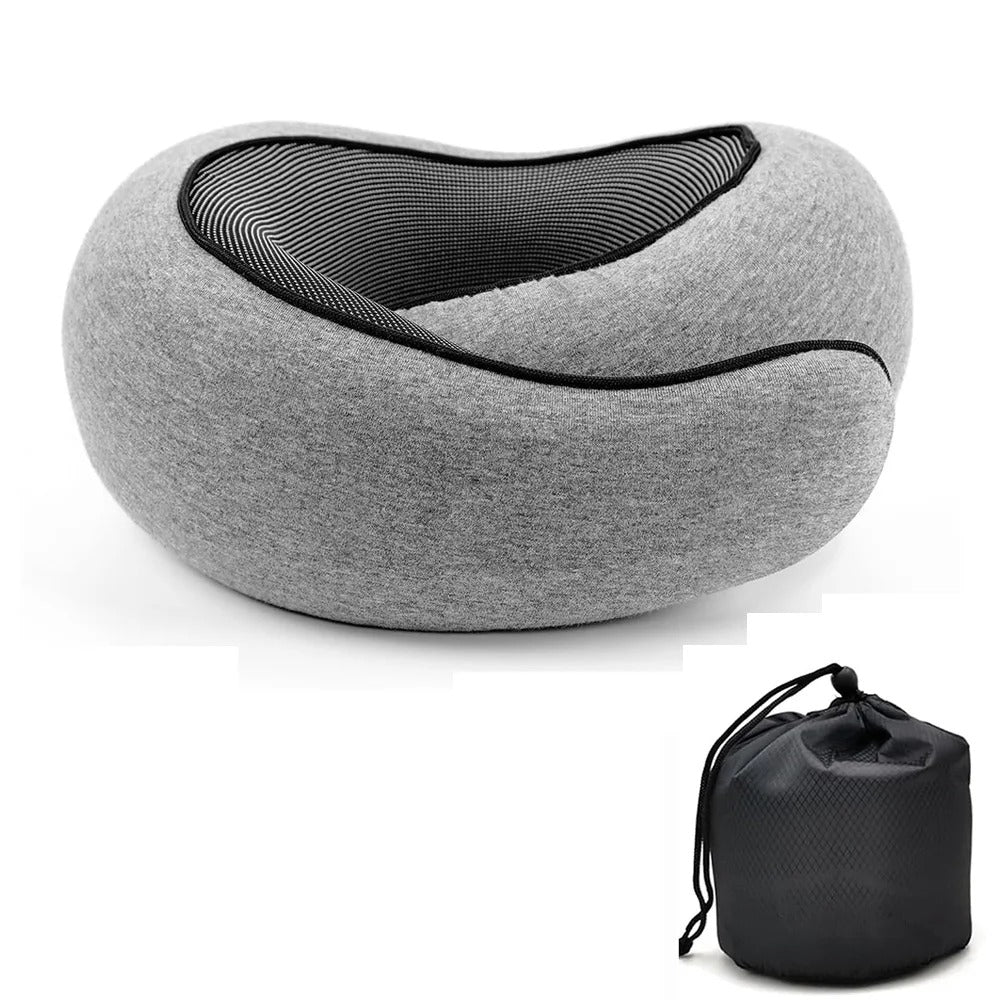 Travel Neck Pillow U-Shaped Memory Foam