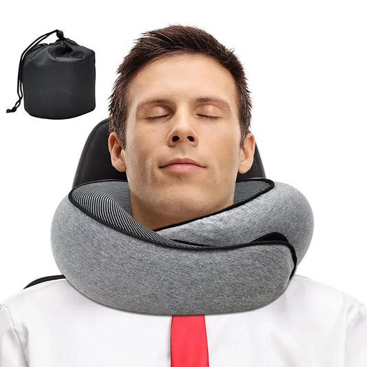 Travel Neck Pillow U-Shaped Memory Foam
